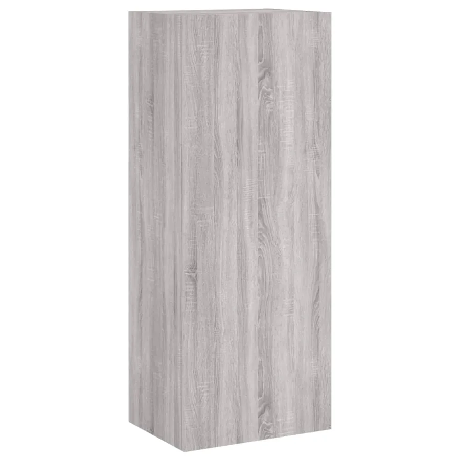 Unités murales TV 5 pcs sonoma gris bois d'ingénierie - 7