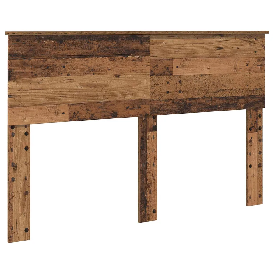 Cadre de lit Bois ancien 140 x 190 cm Bois d'ingénierie - 6