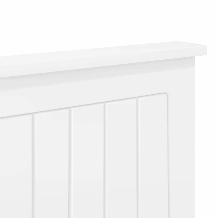 Tête de lit avec tête de lit Blanc 180 cm Bois d'ingénierie - 7