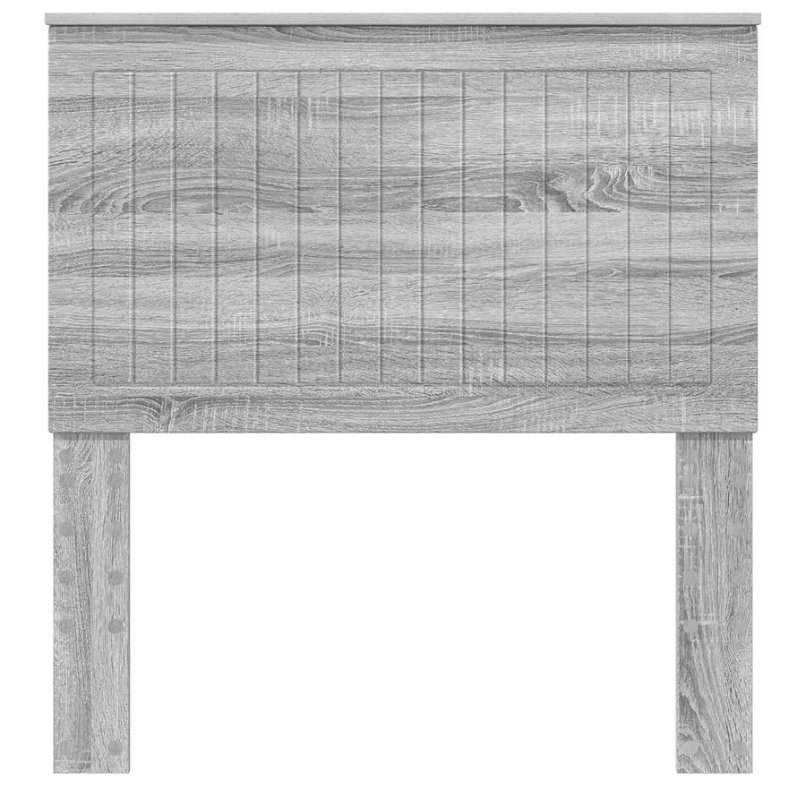 Tête de lit Gris Sonoma 90 cm Bois d'ingénierie - 4