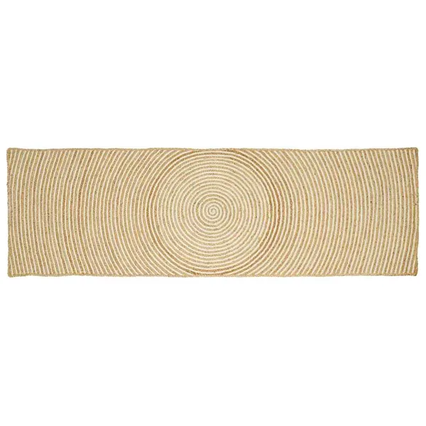 Tapis de surface Blanc 80 x 200 cm Jute