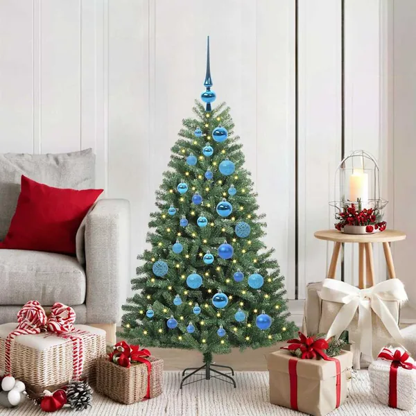 Sapin de Noël Artificiel à Branches Articulées Vert 120 cm