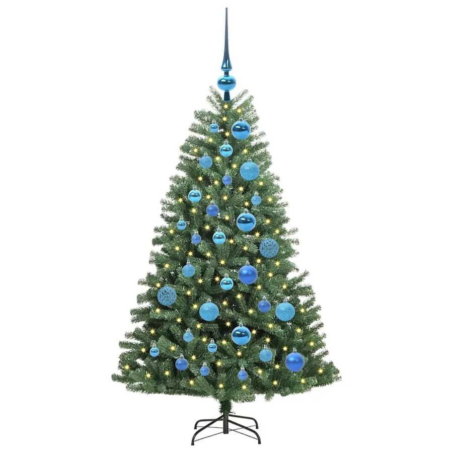 Sapin de Noël Artificiel à Branches Articulées Vert 120 cm - 3
