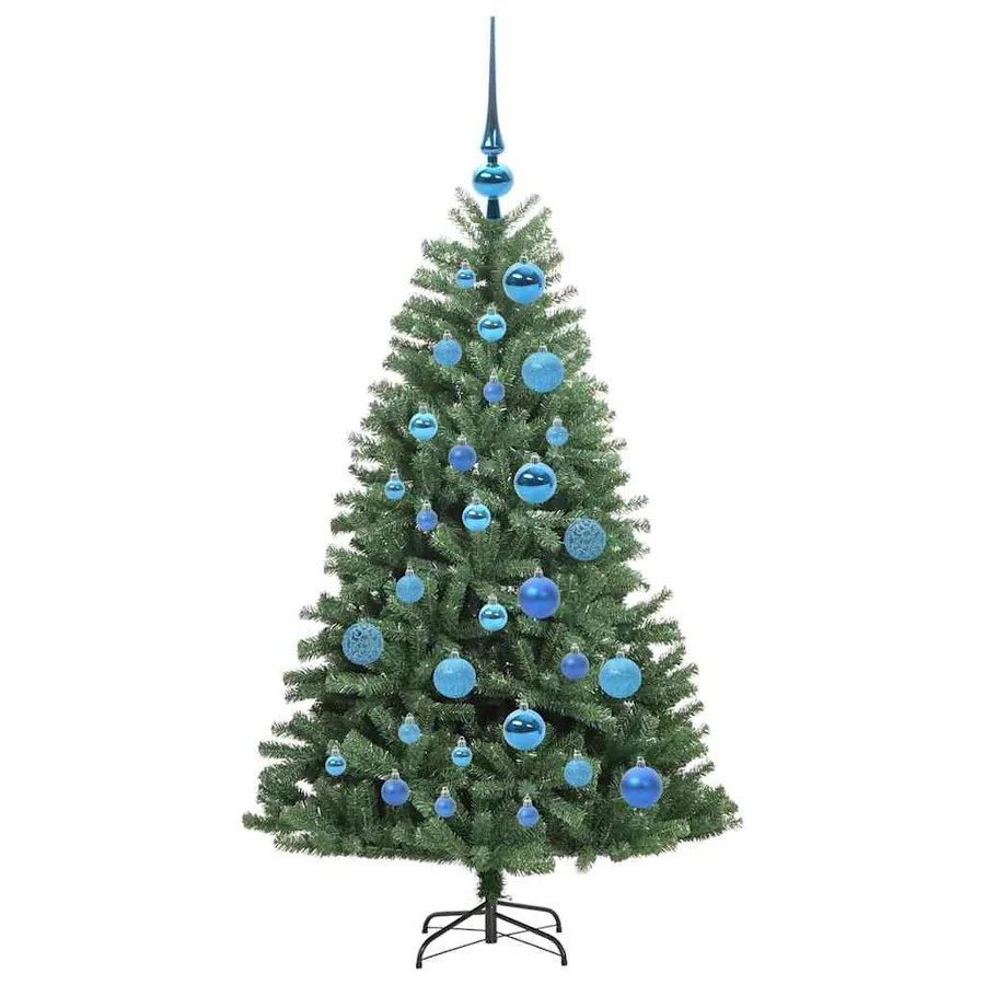 Sapin de Noël Artificiel à Branches Articulées Vert 120 cm - 4