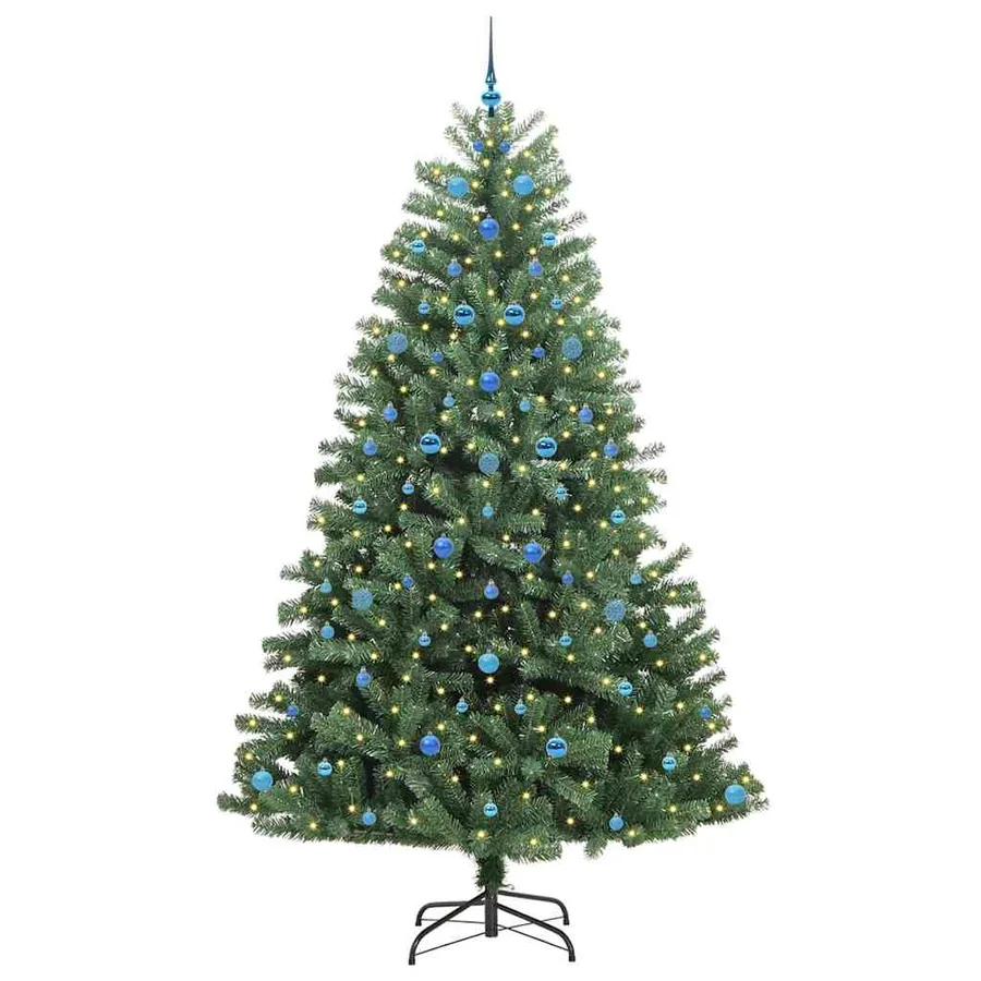 Sapin de Noël Artificiel à Branches Articulées Vert 240 cm - 3