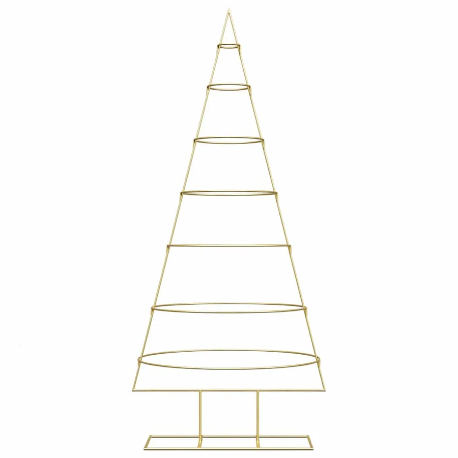 Arbre de Noël en métal Doré 180 cm Acier peint par poudre - 5