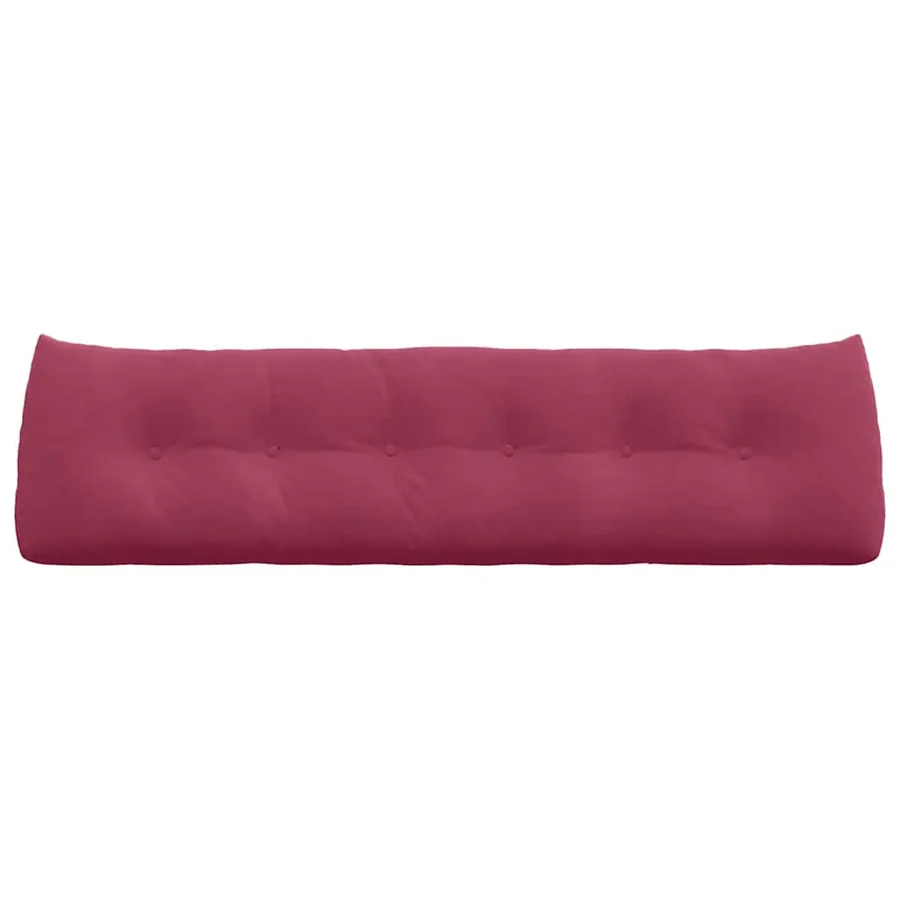 Coussin de Dos Bordeaux 180 x 24 x 50 cm Velours - 6