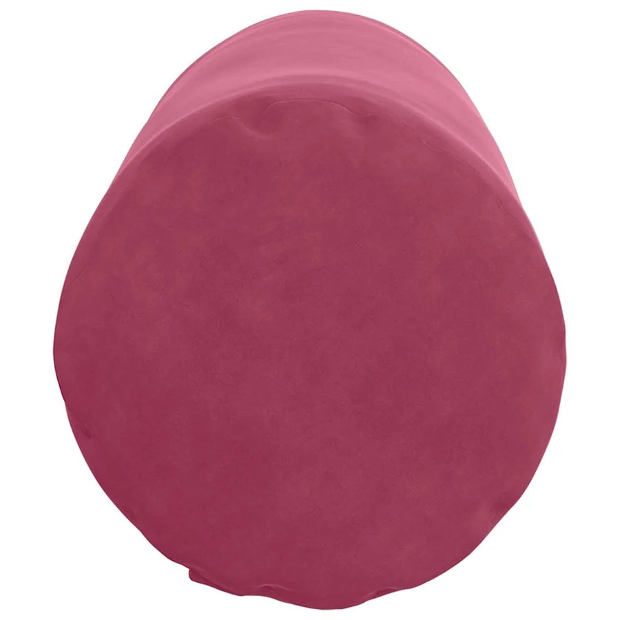 Coussins d'accent 2 pcs Bordeaux Ø 25 x 70 cm - 7