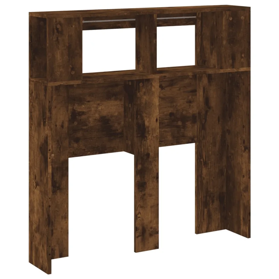 Tête de lit à LED chêne fumé 100x18,5x103,5cm bois d'ingénierie - 6
