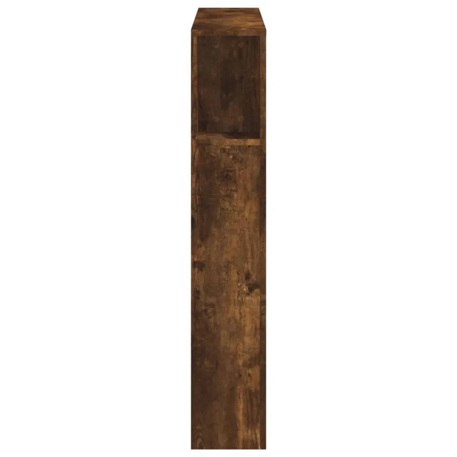 Tête de lit à LED chêne fumé 100x18,5x103,5cm bois d'ingénierie - 7