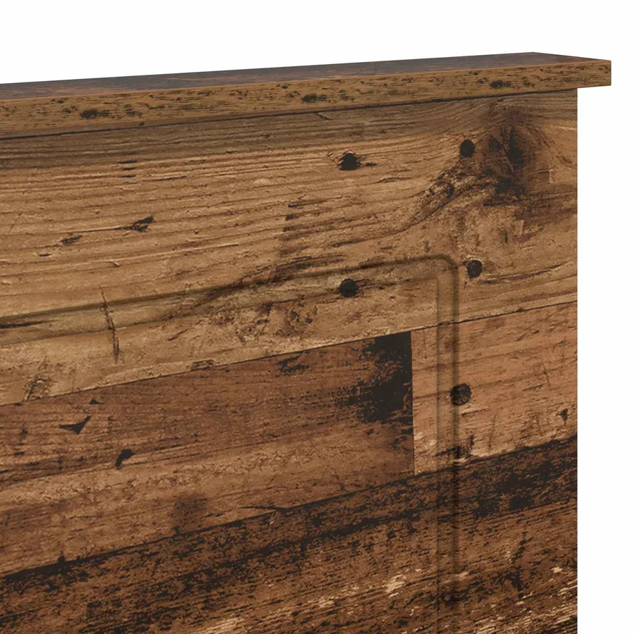 Tête de lit Bois ancien 138 x 7 x 100 cm Bois d’ingénierie - 7