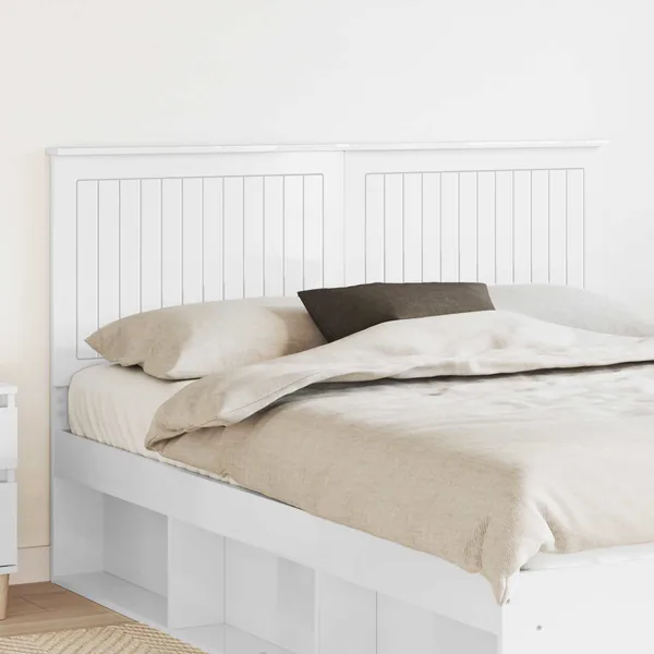 Tête de lit Blanc Brillant 150 cm Bois d'ingénierie