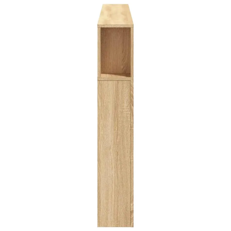Tête de lit à LED chêne sonoma 180x18,5x103,5cm bois ingénierie - 7