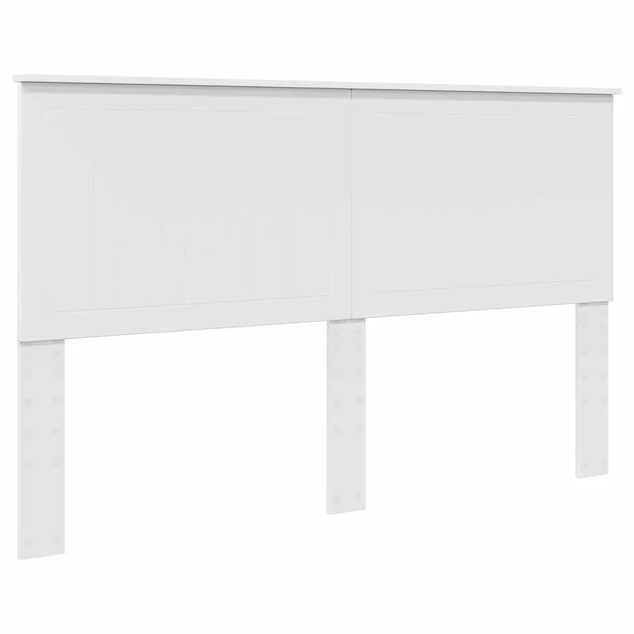 Lit de Rangement Blanc 160 x 200 cm Bois d'ingénierie - 7
