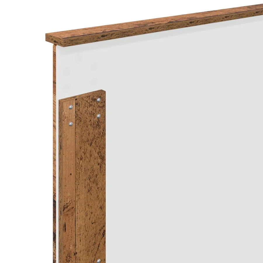 Cadre de lit Bois ancien 75 x 190 cm Bois de pin massif - 11
