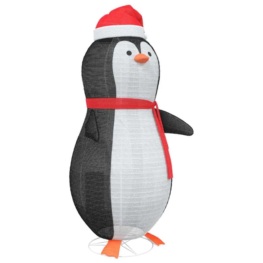 Figure de pingouin en neige Blanc chaud 78 x 178 cm tissu - 4