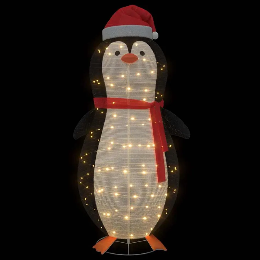 Figure de pingouin en neige Blanc chaud 78 x 178 cm tissu - 6