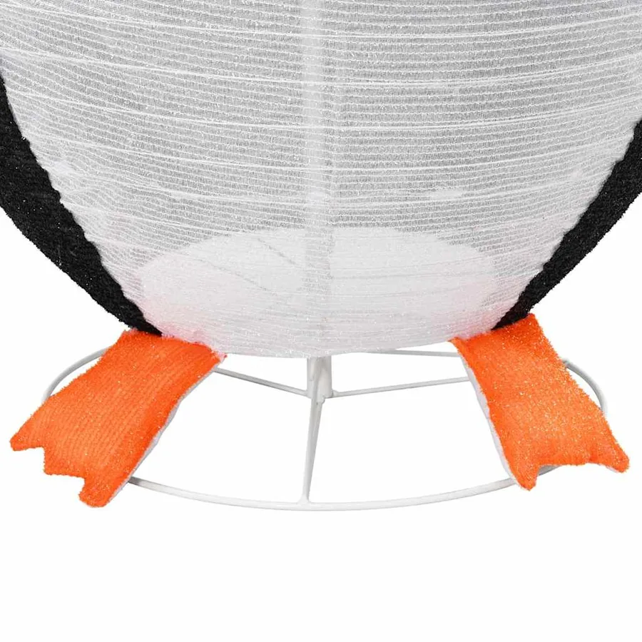 Figure de pingouin en neige Blanc chaud 78 x 178 cm tissu - 8