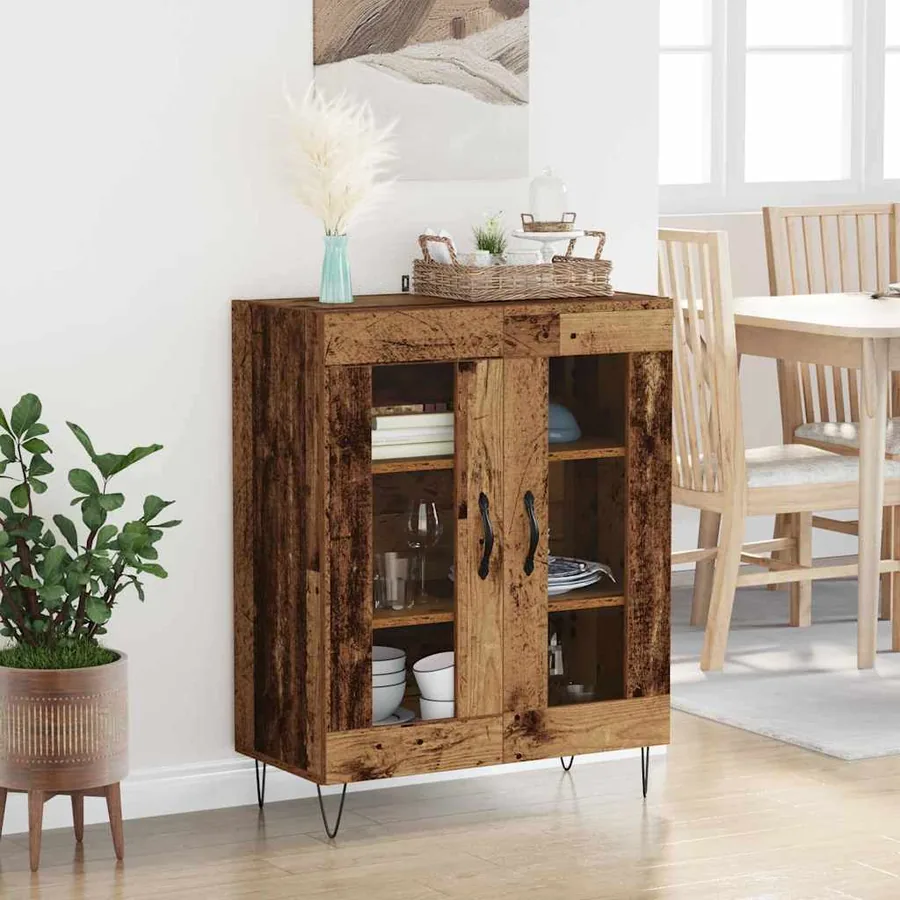 Buffet Bois Ancien 69,5 x 34 x 90 cm Bois d'ingénierie - 4