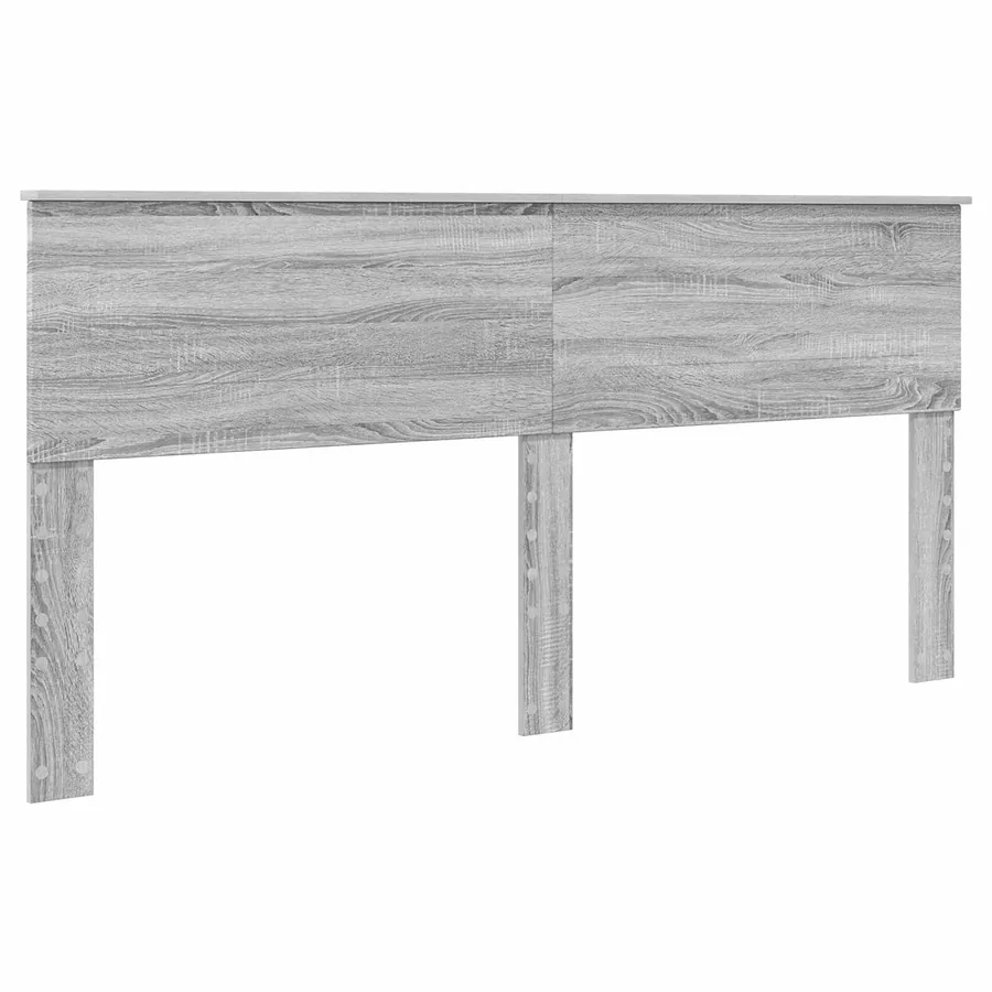 Lit de Rangement Gris Sonoma 200 x 200 cm Bois d'ingénierie - 7