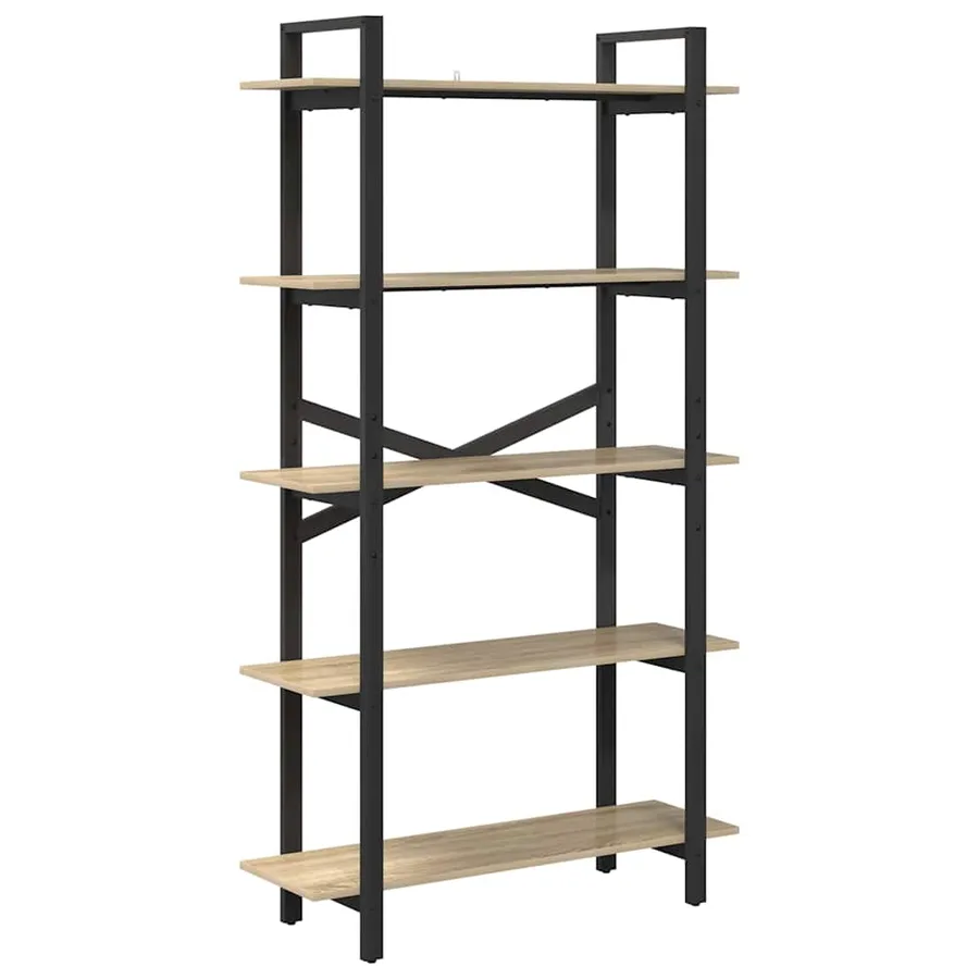 Étagère Chêne Sonoma 100 x 33,5 x 178 cm Bois d'ingénierie - 2