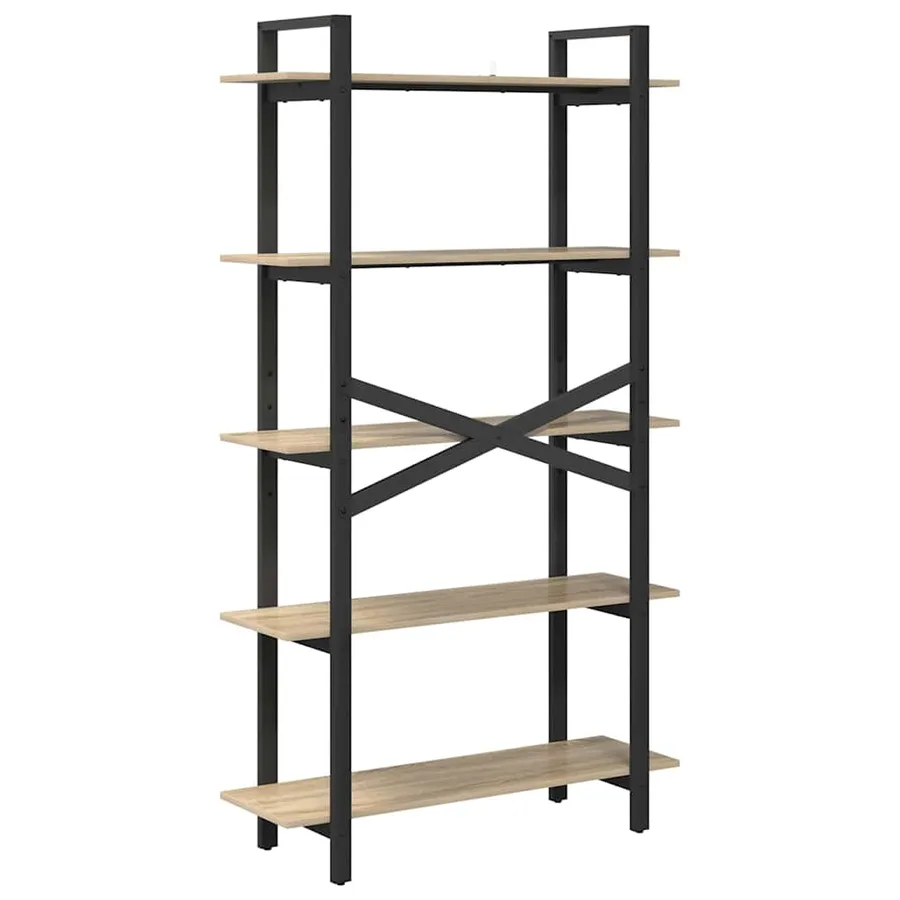 Étagère Chêne Sonoma 100 x 33,5 x 178 cm Bois d'ingénierie - 7