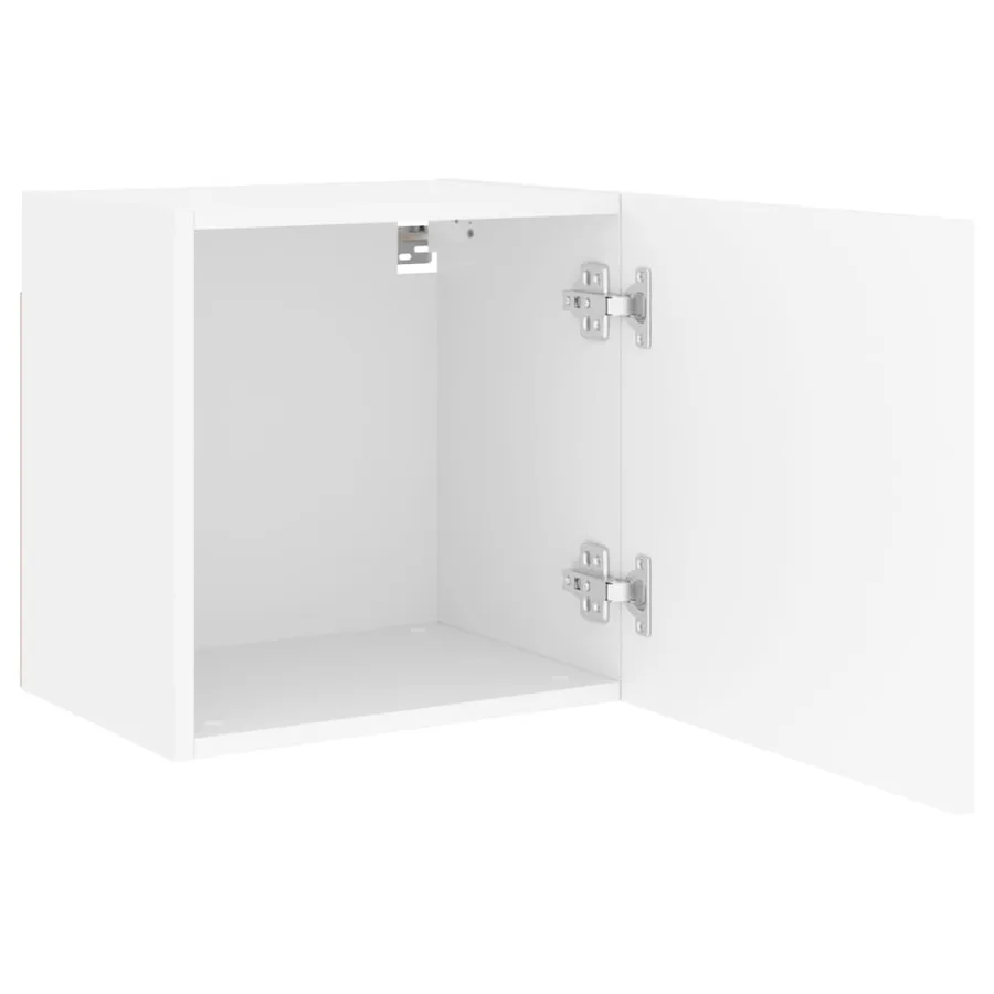 Meubles TV muraux 2 pcs blanc 40,5x30x40 cm bois d'ingénierie - 7