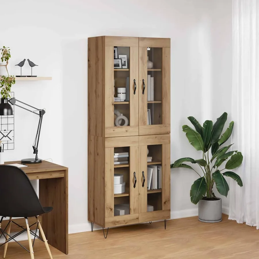 Haut Armoire Chêne artisanal 69,5 x 34 x 90 cm - 4