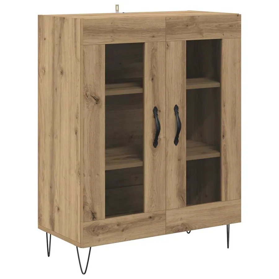 Haut Armoire Chêne artisanal 69,5 x 34 x 90 cm - 6