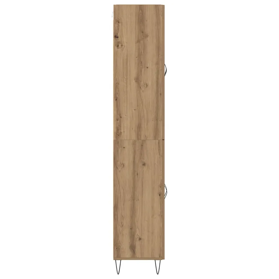 Haut Armoire Chêne artisanal 69,5 x 34 x 90 cm - 9