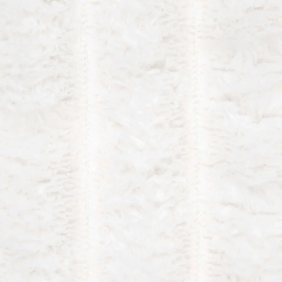 Jeté Blanc 150 x 130 cm Toison - 8