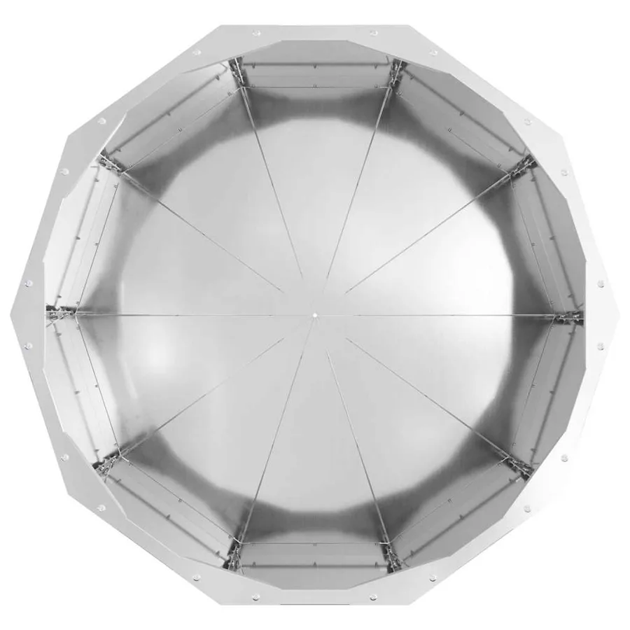 Jardinière Argent 60 x 60 x 35 cm Acier galvanisé - 6