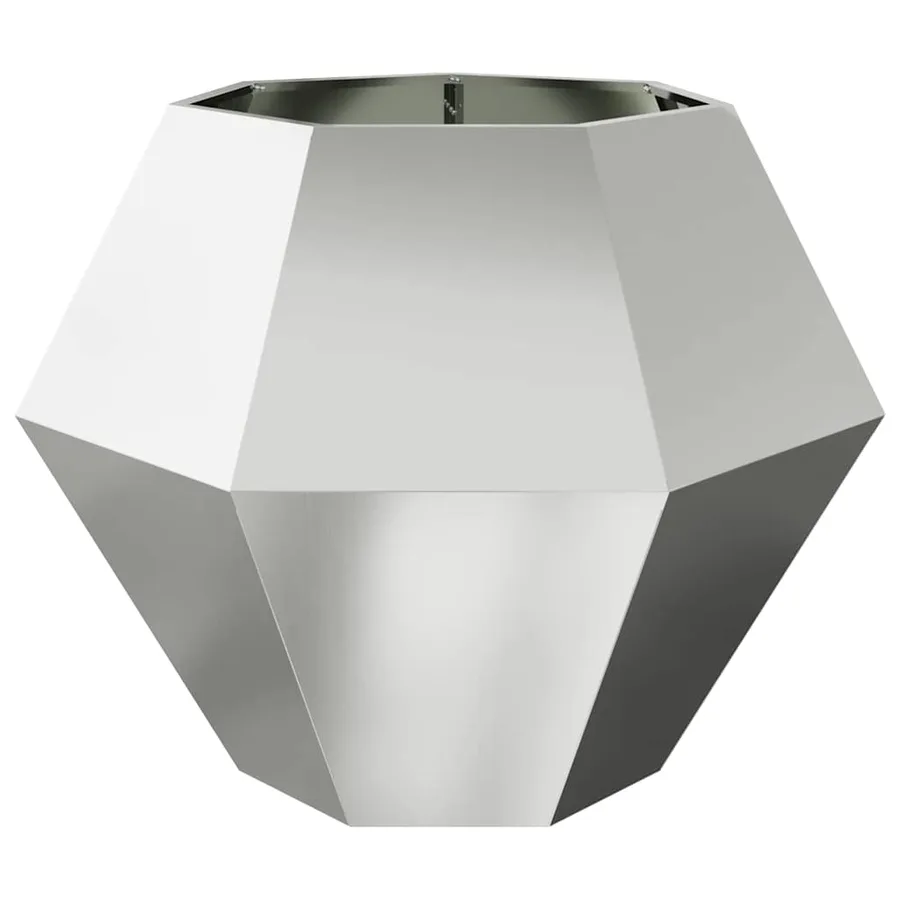 Jardinière Argent 100 x 100 x 80 cm Acier galvanisé - 5