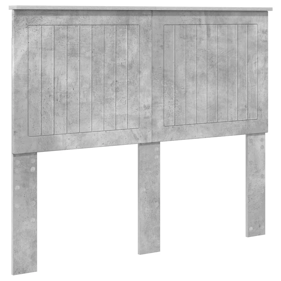 Tête de lit Gris béton 135 cm Bois d'ingénierie - 2