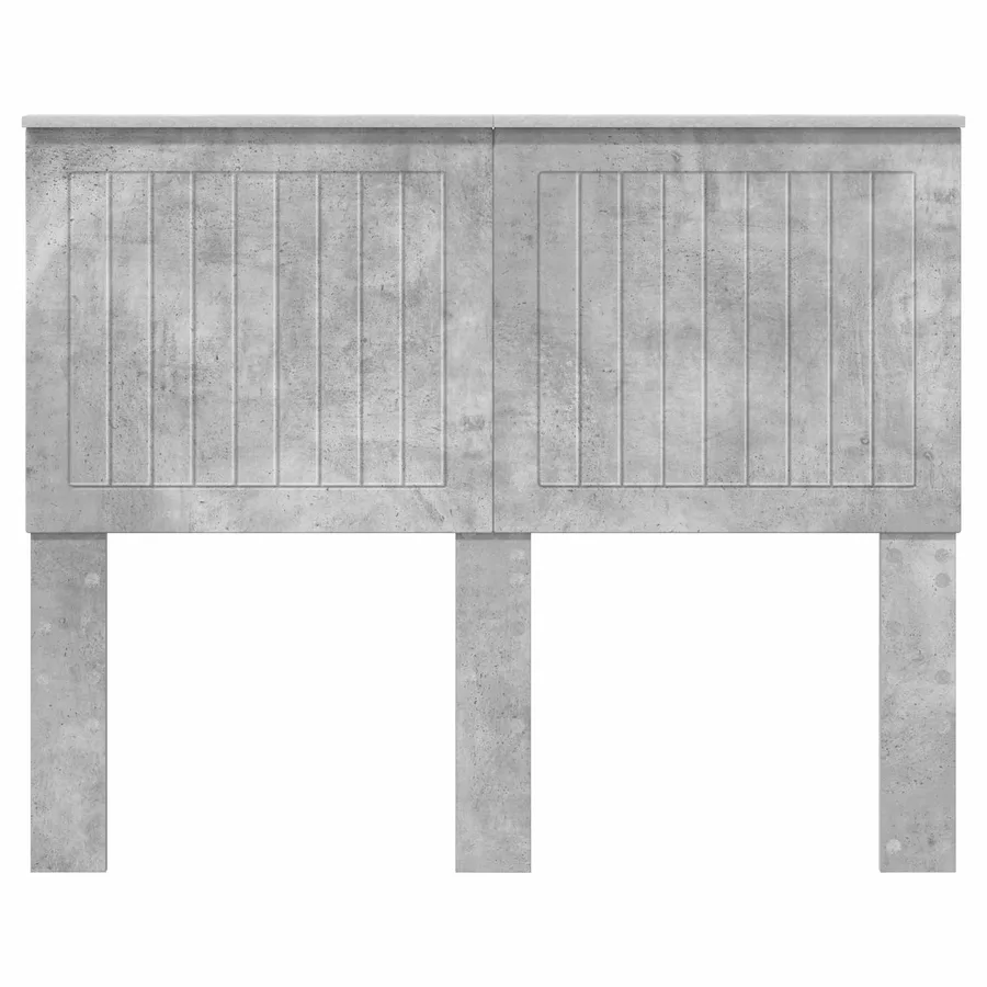 Tête de lit Gris béton 135 cm Bois d'ingénierie - 4