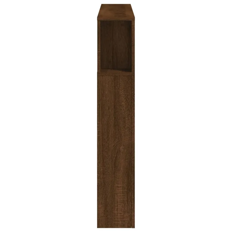 Tête de lit à LED chêne marron 120x18,5x103,5cm bois ingénierie - 7