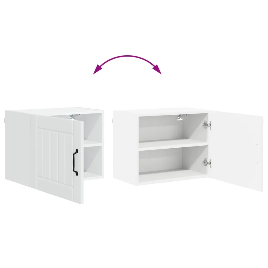 Meuble mural LUCCA 2 pcs Blanc 50 x 31 x 40 cm - 12