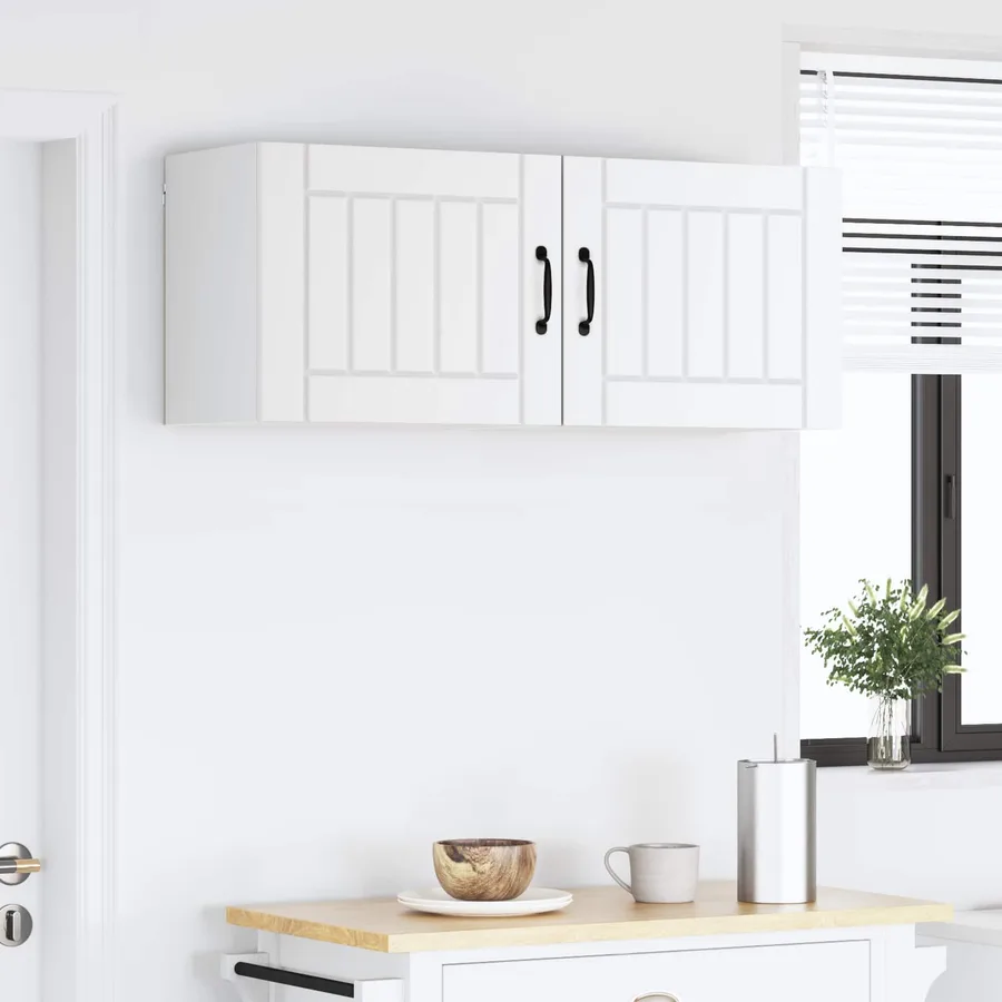 Meuble mural LUCCA 2 pcs Blanc 50 x 31 x 40 cm - 4