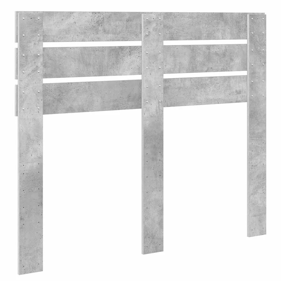 Tête de lit Gris béton Bois d'ingénierie - 5