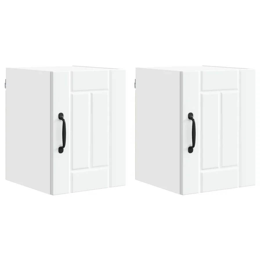 Meuble mural LUCCA 2 pcs Blanc 30 x 31 x 40 cm - 2