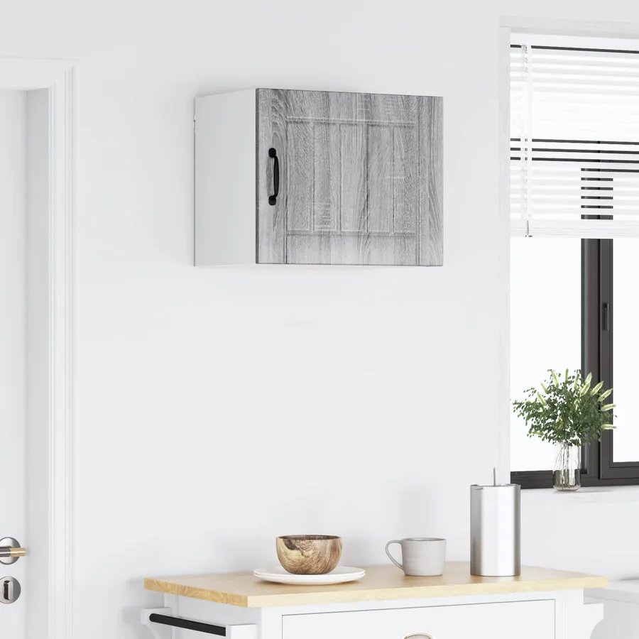 Meuble mural LUCCA Sonoma gris 50 x 31 x 40 cm - 4