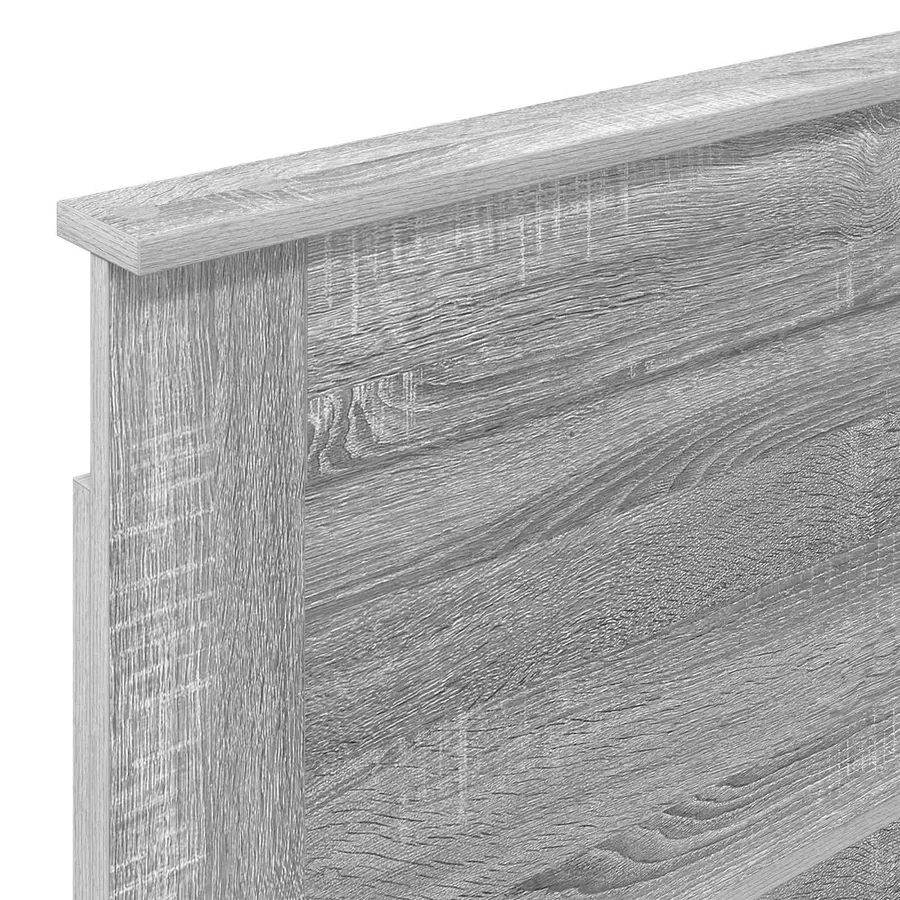 Tête de lit Gris Sonoma 80 cm Bois d'ingénierie - 7