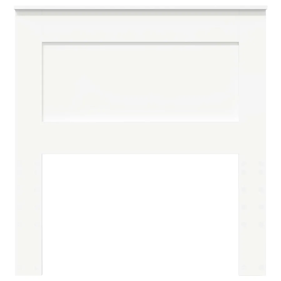 Tête de lit avec tête de lit Blanc 80 cm Bois d'ingénierie - 4