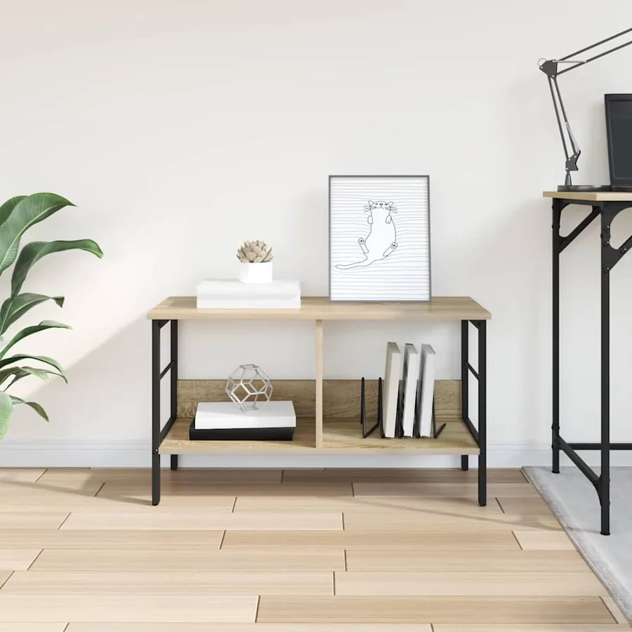 Étagère Chêne Sonoma 82 x 32 x 47 cm Bois d'ingénierie - 4