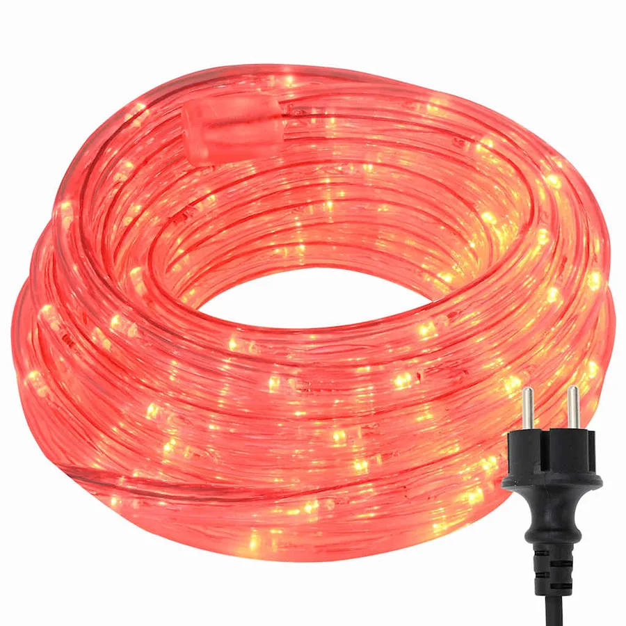 Lumière en corde avec 1200 LED Rouge 50 m PVC - 2