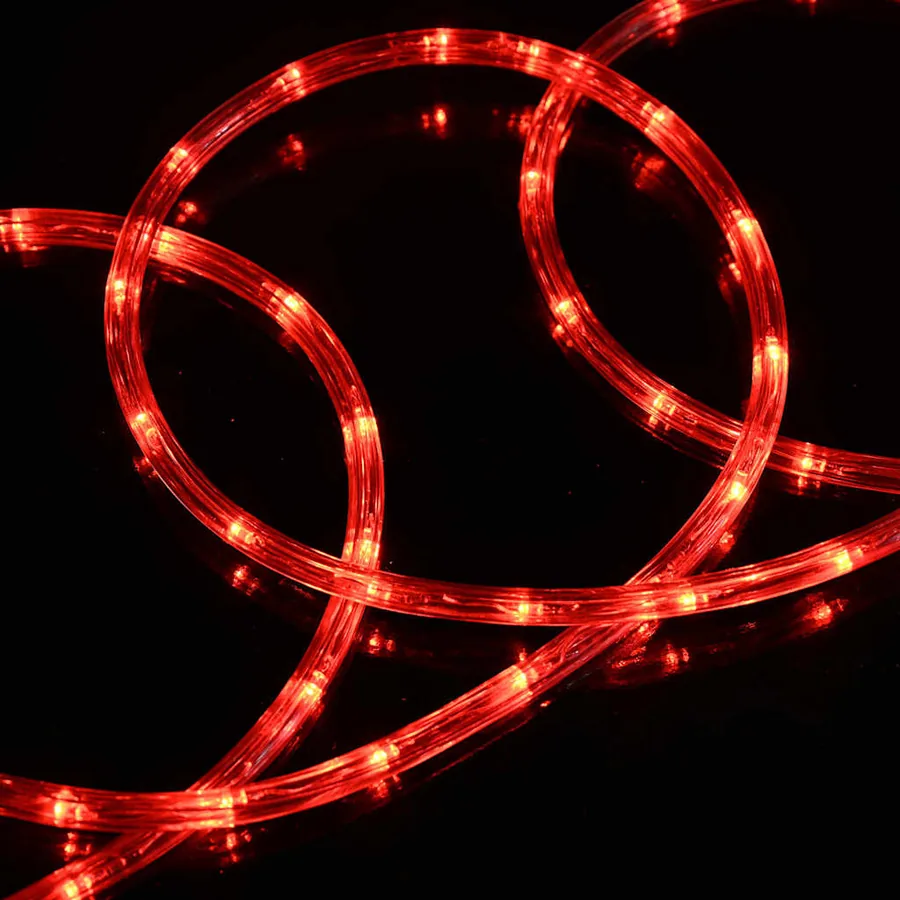 Lumière en corde avec 1200 LED Rouge 50 m PVC - 8