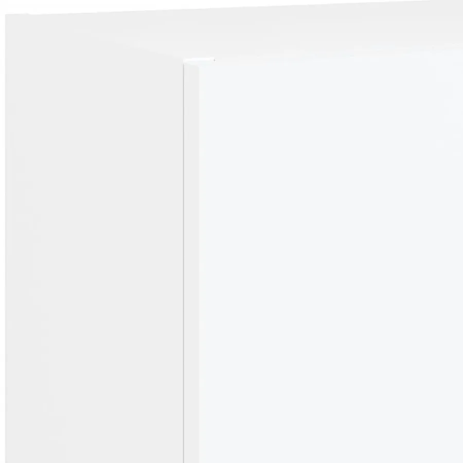 Unités murales TV avec LED 6 pcs blanc bois d'ingénierie - 15