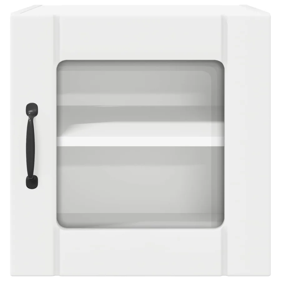 Cabinet en verre mural LUCCA Blanc 40 x 31 x 40 cm - 6