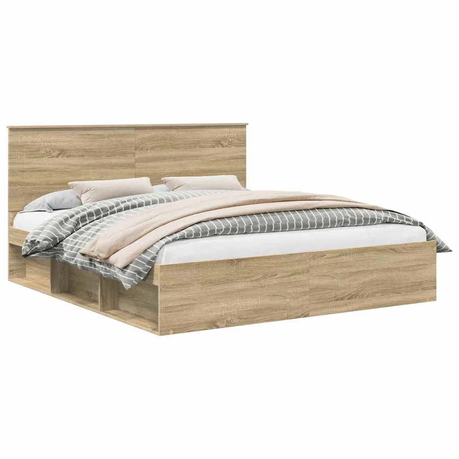 Cadre de lit Sonoma 180 x 200 cm Bois de pin massif - 2