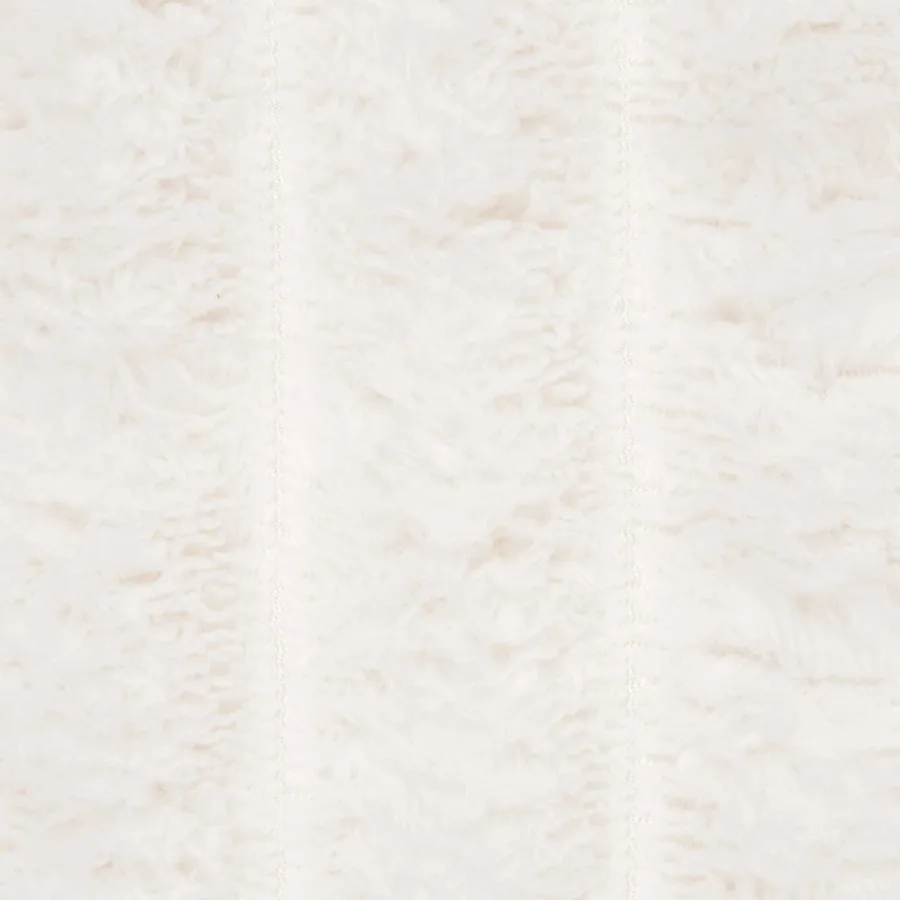 Jeté Crème 150 x 130 cm Toison - 8